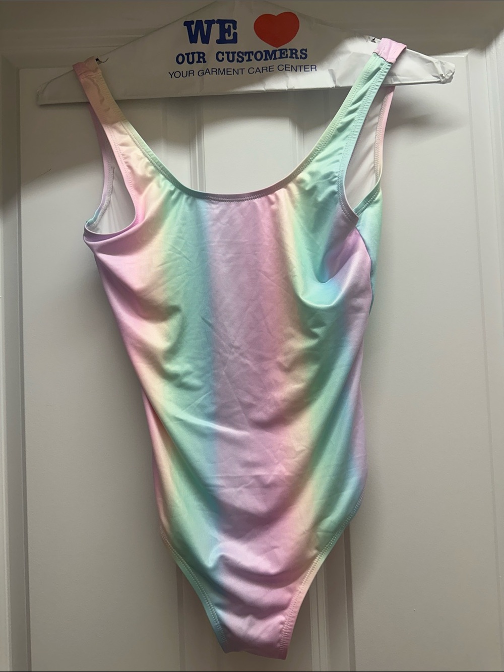 Stella Cove NWT - Pastel Rainbow Ombre One-Piece Swimsuit sz Small